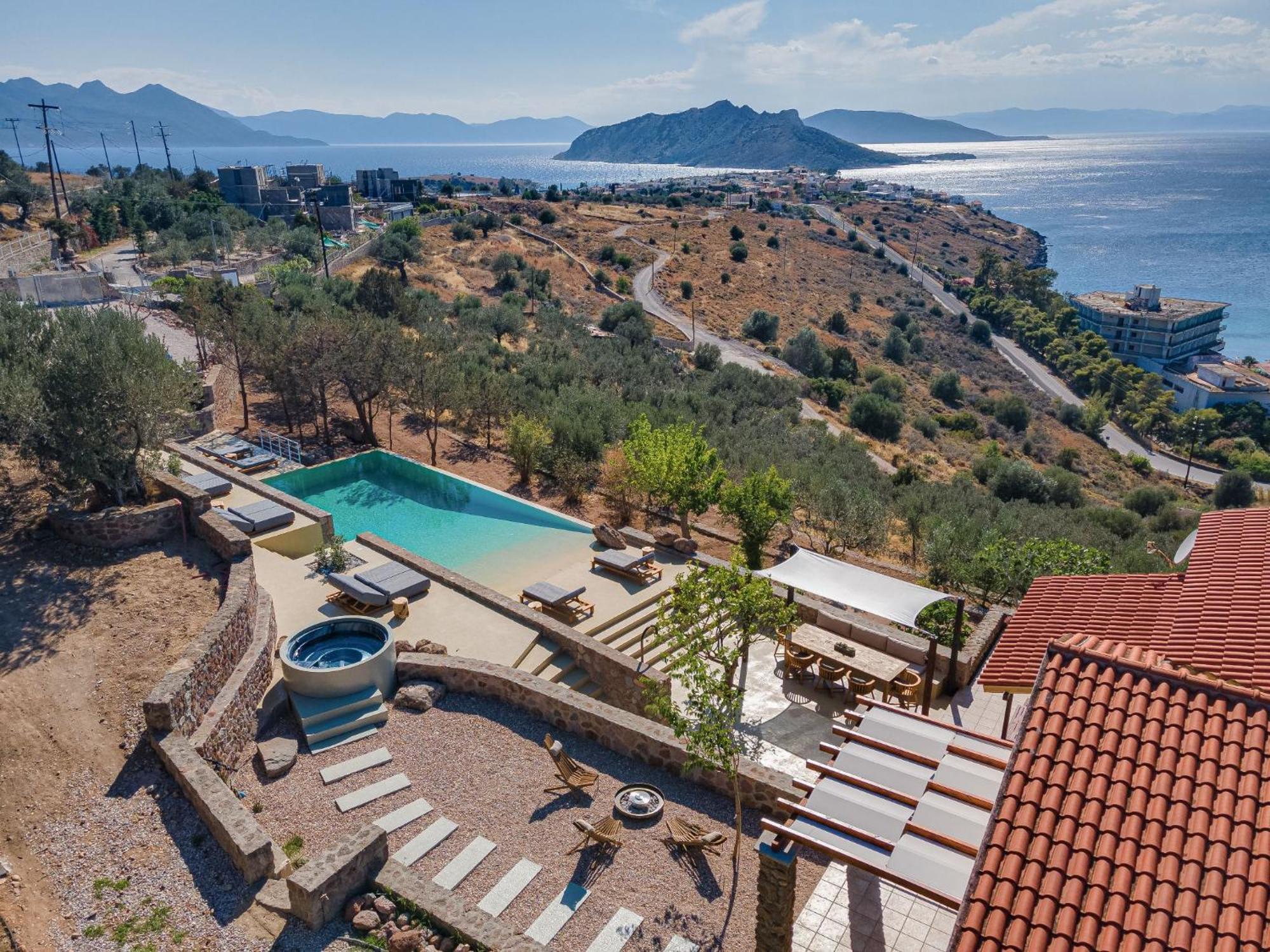 Aelia & Melitta Villas Perdika  Kamer foto